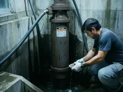 水中ポンプ修理